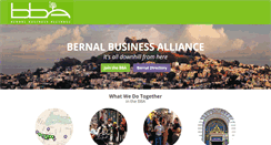 Desktop Screenshot of bernalbusiness.org